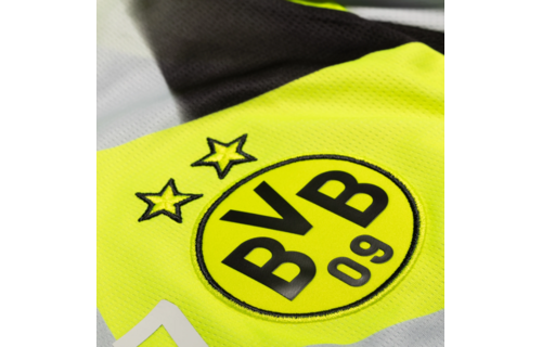 Puma BVB Borussia Dortmund 2025 - 26 Away Soccer Jersey - Silver Mist/Yellow Alert