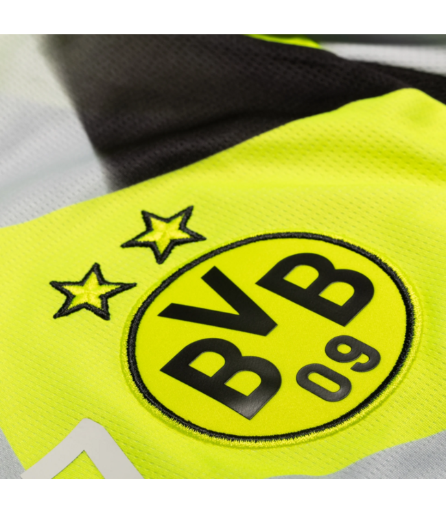 Puma Puma BVB Borussia Dortmund 2025 - 26 Away Soccer Jersey - Silver Mist/Yellow Alert