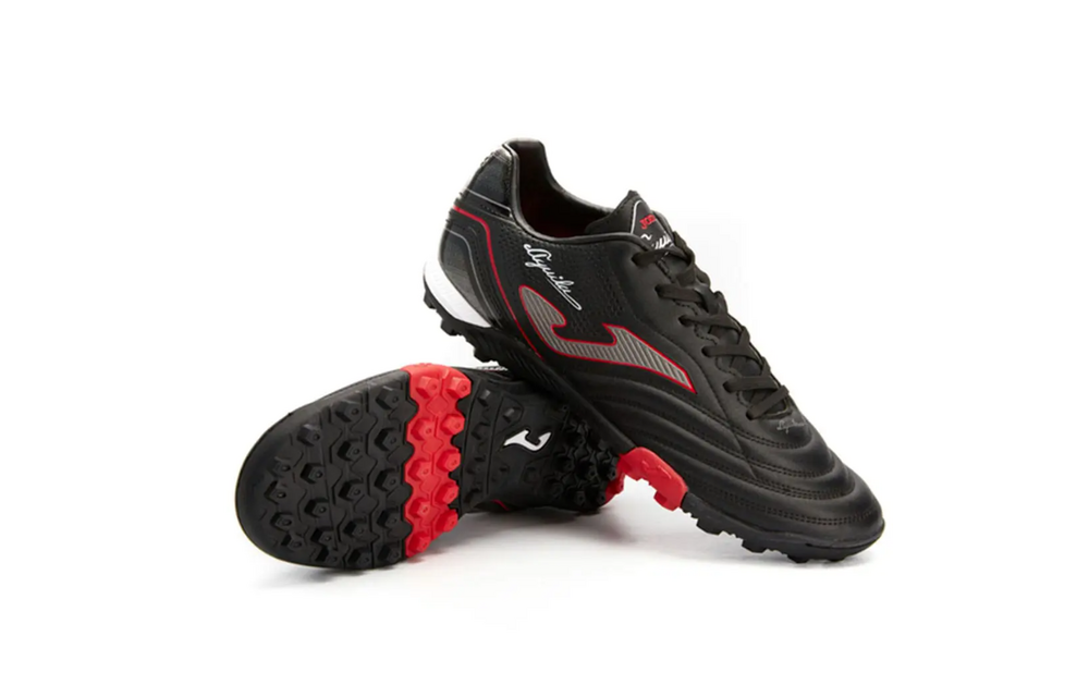 Joma Aguila 2301 Turf Soccer Shoes - Black/Red