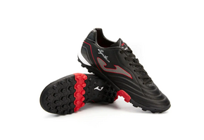Joma Aguila 2301 Turf Soccer Shoes - Black/Red