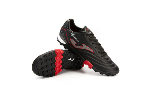 Joma Aguila 2301 Turf Soccer Shoes - Black/Red