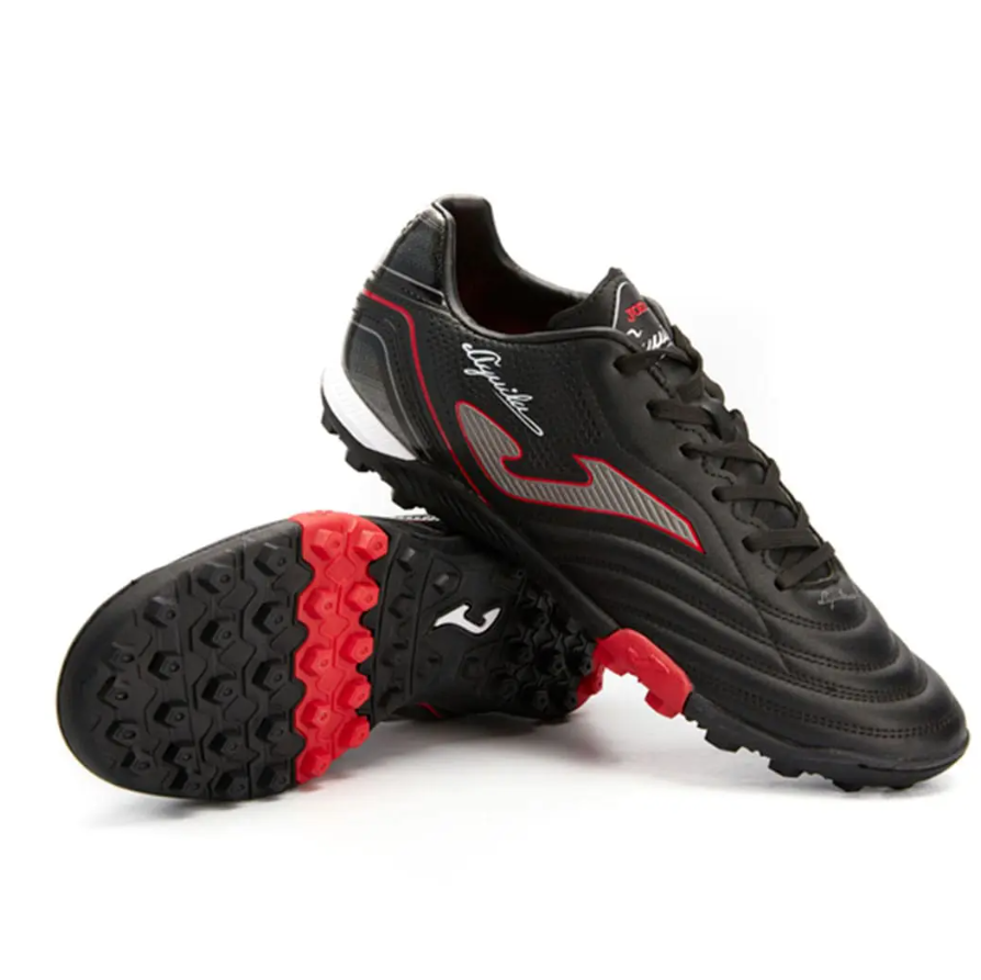 Joma Aguila 2301 Turf Soccer Shoes - Black/Red