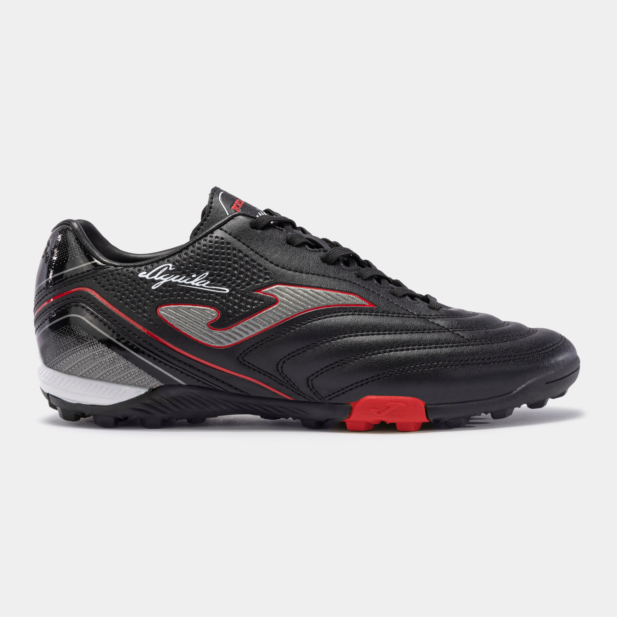 Joma Aguila 2301 Turf Soccer Shoes - Black/Red