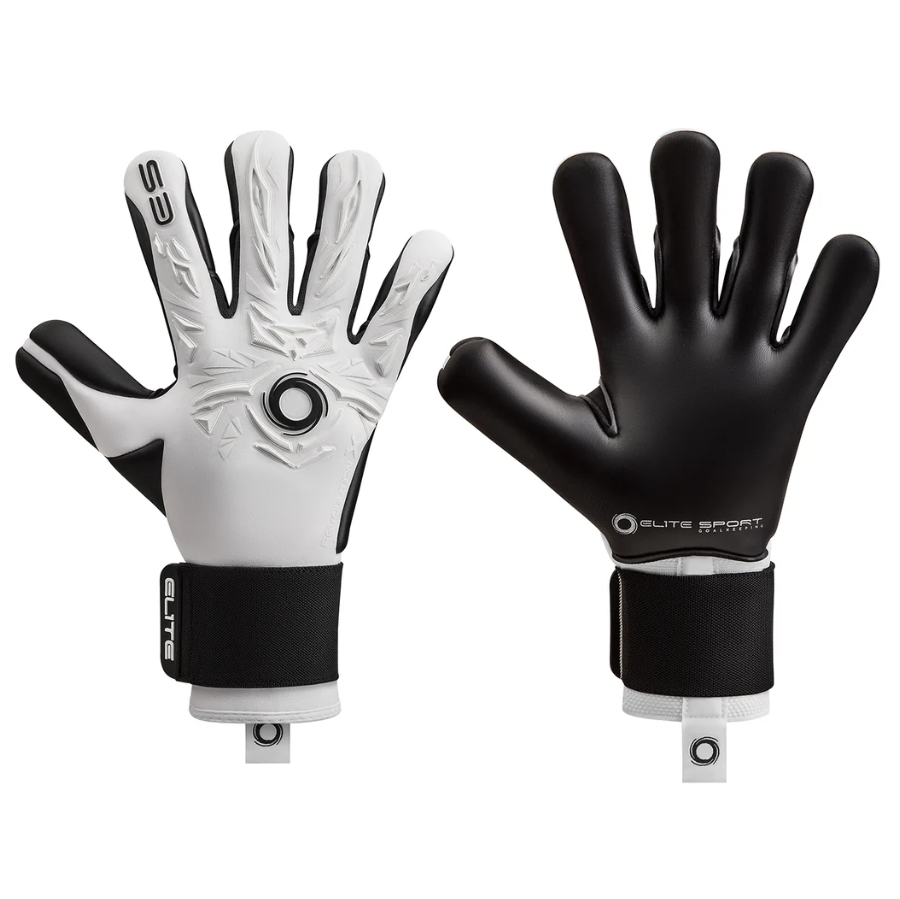 Elite Sports Combi Revolution II White GK Goal Keeper Gloves