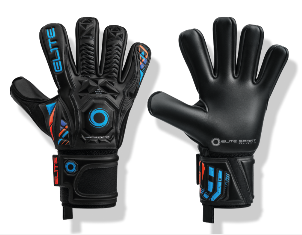 Elite Sports Black Supreme N GK Goalkeeper Gloves