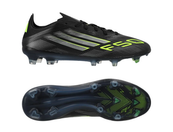 adidas F50 PRO FG / MG RTG Pack- Core Black/Iron Metallic/Lucid Lemon