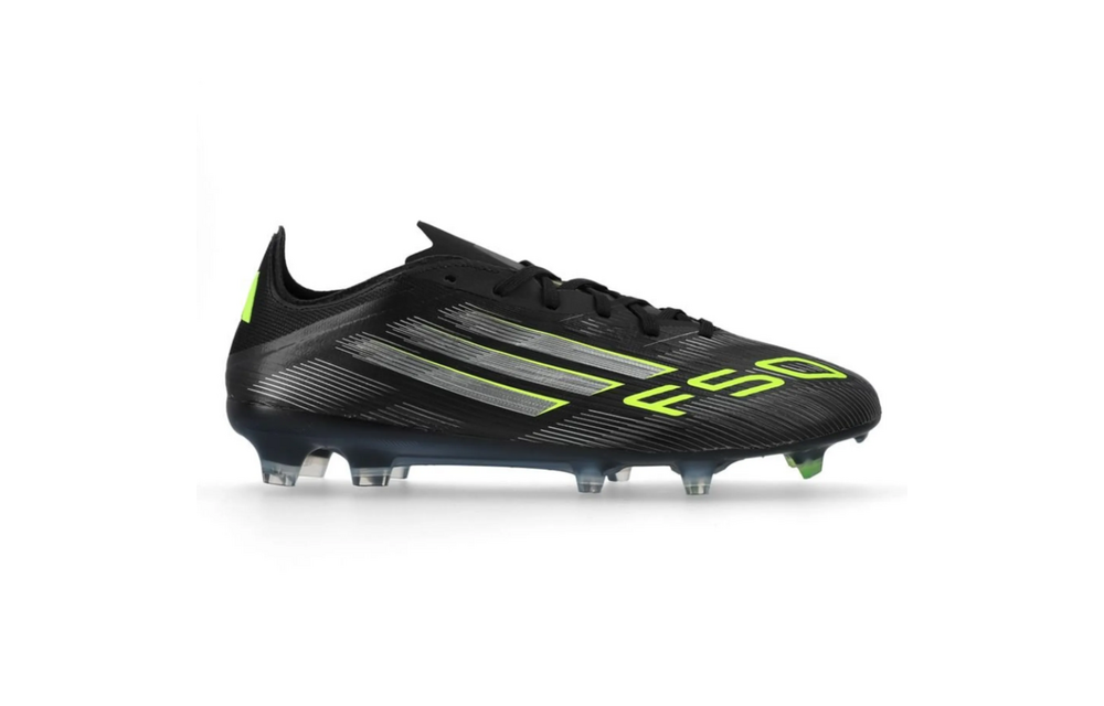 adidas F50 PRO FG / MG RTG Pack- Core Black/Iron Metallic/Lucid Lemon