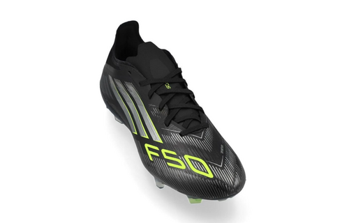 adidas F50 PRO FG / MG RTG Pack- Core Black/Iron Metallic/Lucid Lemon