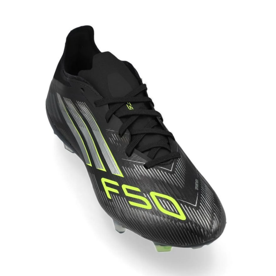 adidas F50 PRO FG / MG RTG Pack- Core Black/Iron Metallic/Lucid Lemon