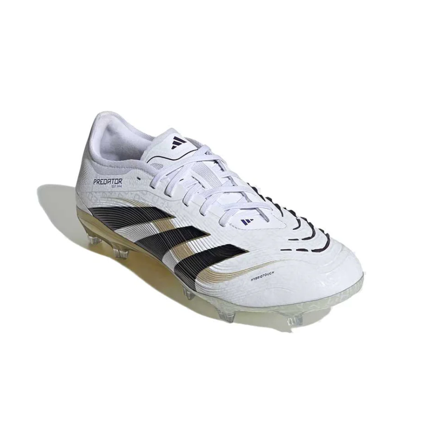 adidas Predator 25 PRO FG - Cloud White/Core Black/Gold Metallic