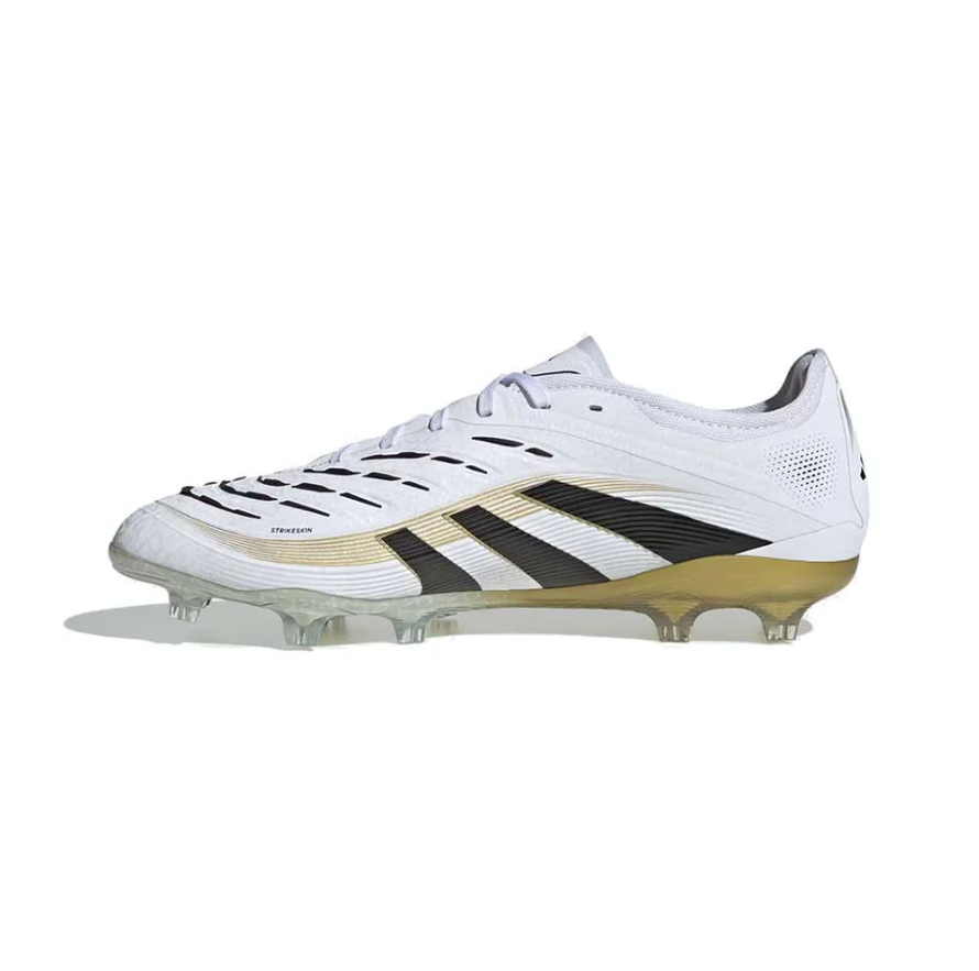 adidas Predator 25 PRO FG - Cloud White/Core Black/Gold Metallic