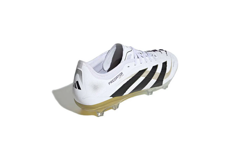 adidas Predator 25 PRO FG - Cloud White/Core Black/Gold Metallic