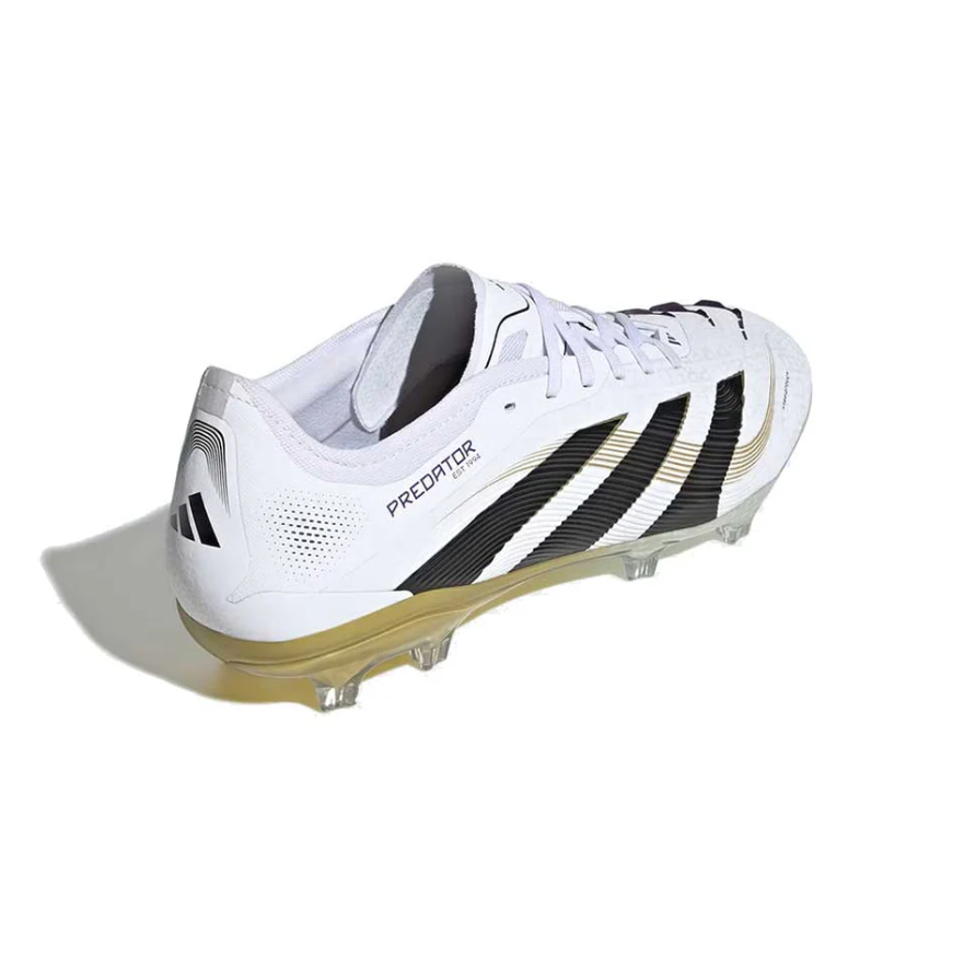 adidas Predator 25 PRO FG - Cloud White/Core Black/Gold Metallic