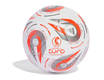 adidas Konektis Womens Euro 2025 Finale FIFA Quality Ball - White/Silver Metallic/Lucid Lemon