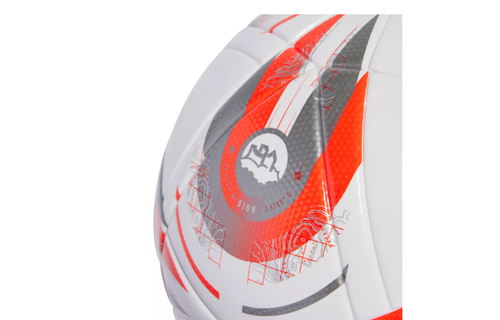 adidas Konektis Womens Euro 2025 Finale FIFA Quality Ball - White/Silver Metallic/Lucid Lemon