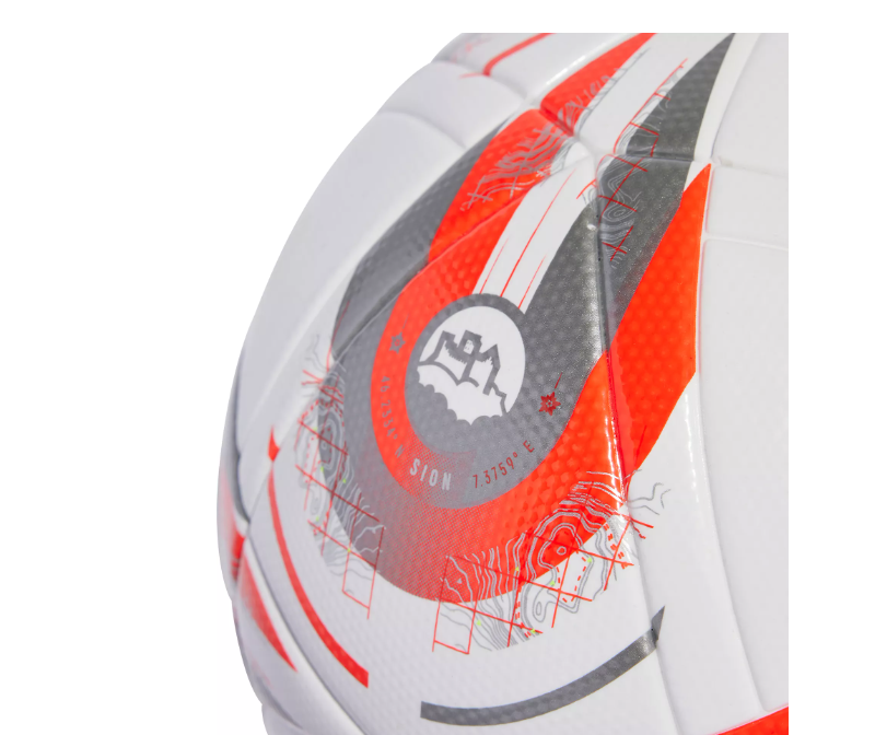 adidas Konektis Womens Euro 2025 Finale FIFA Quality Ball - White/Silver Metallic/Lucid Lemon
