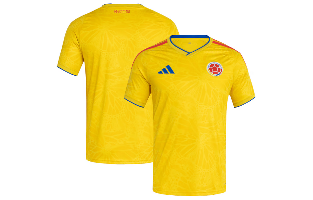 adidas Colombia World Cup 2026 Home Jersey - Impact Yellow
