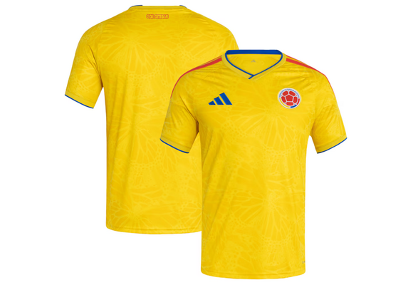 adidas Colombia World Cup 2026 Home Jersey - Impact Yellow