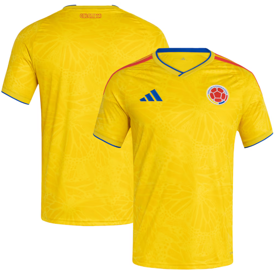 adidas Colombia World Cup 2026 Home Jersey - Impact Yellow