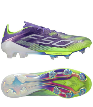 adidas adidas F50 + Elite FG - Purple Rush/Cloud White/Lucid Lemon