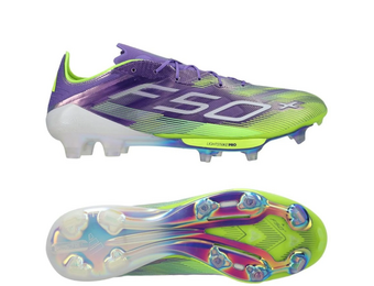 adidas F50 + Elite FG - Purple Rush/Cloud White/Lucid Lemon