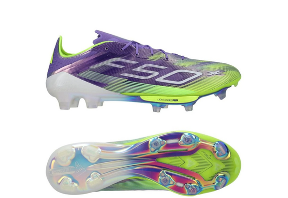 adidas F50 + Elite FG - Purple Rush/Cloud White/Lucid Lemon