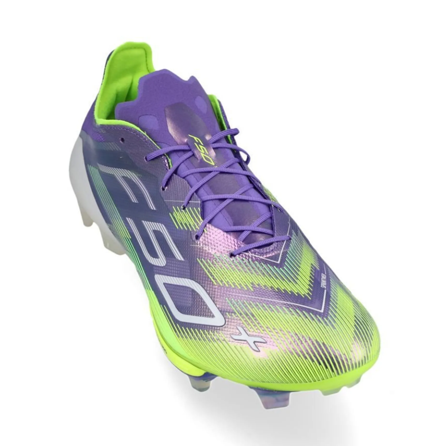 adidas F50 + Elite FG - Purple Rush/Cloud White/Lucid Lemon