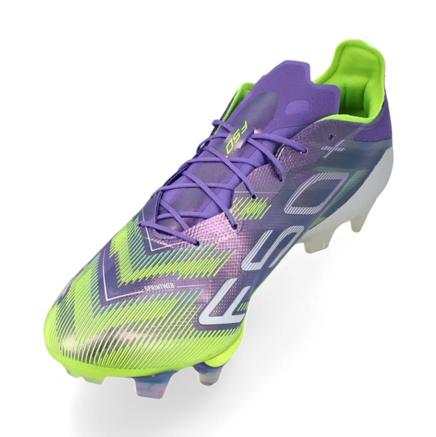 adidas F50 + Elite FG - Purple Rush/Cloud White/Lucid Lemon