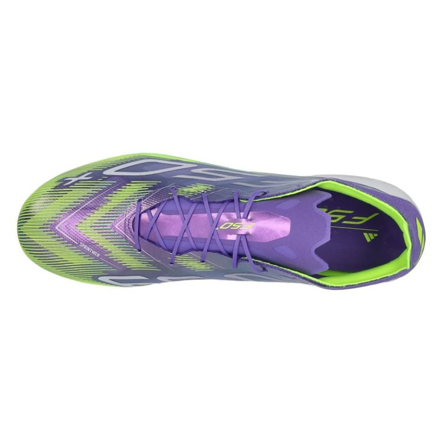 adidas F50 + Elite FG - Purple Rush/Cloud White/Lucid Lemon