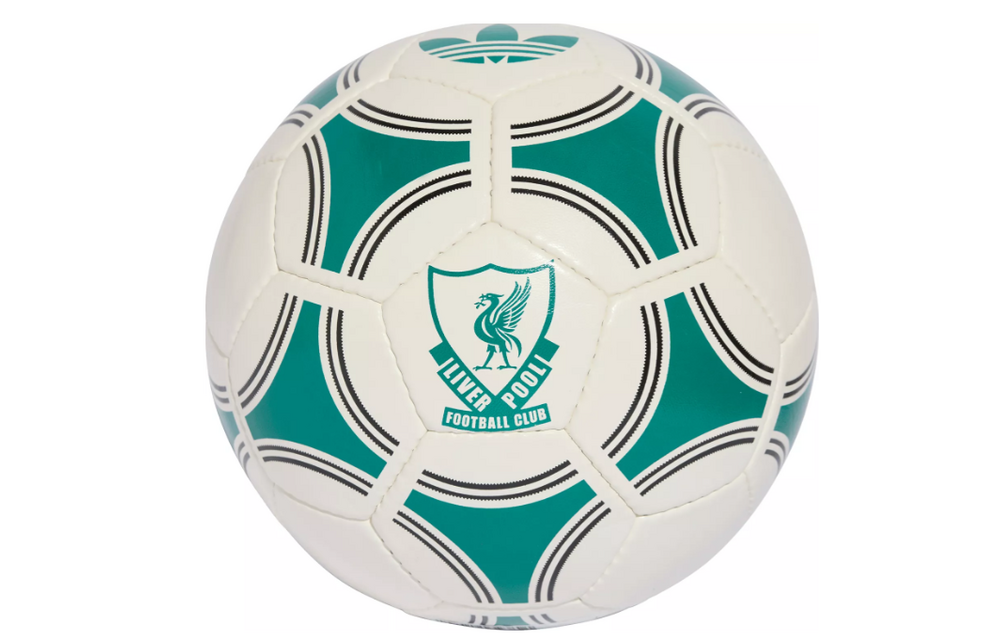 adidas Liverpool 2025 Originals Retro Soccer Ball - White/Sea Green/Black