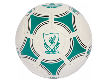 adidas Liverpool 2025 Originals Retro Soccer Ball - White/Sea Green/Black