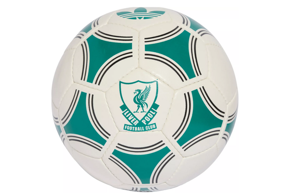 adidas Liverpool 2025 Originals Retro Soccer Ball - White/Sea Green/Black