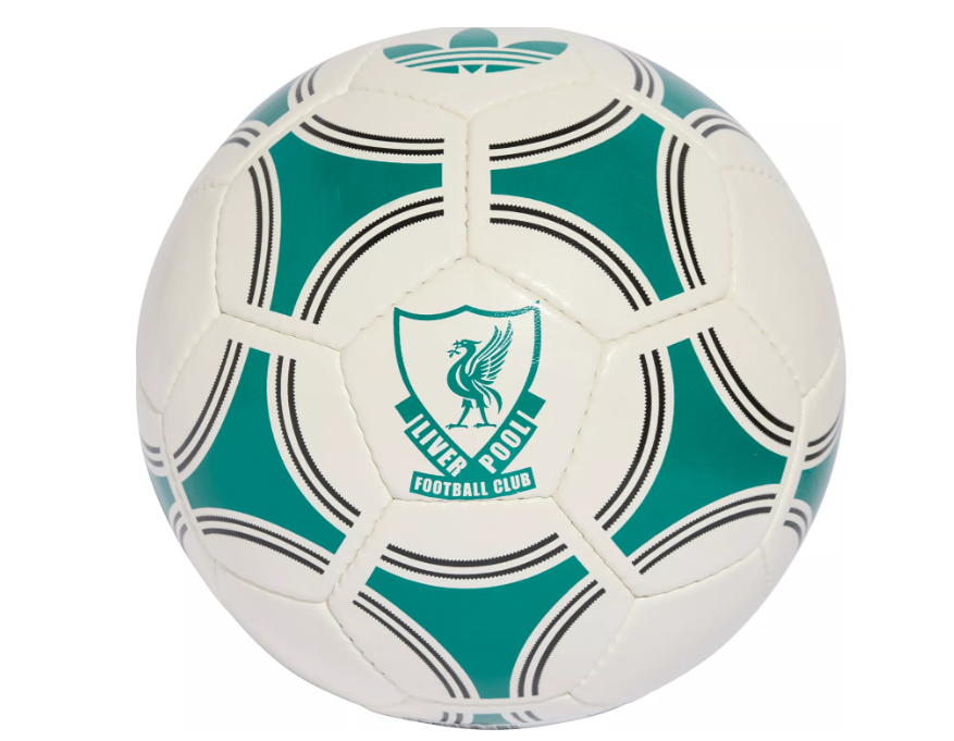 adidas Liverpool 2025 Originals Retro Soccer Ball - White/Sea Green/Black