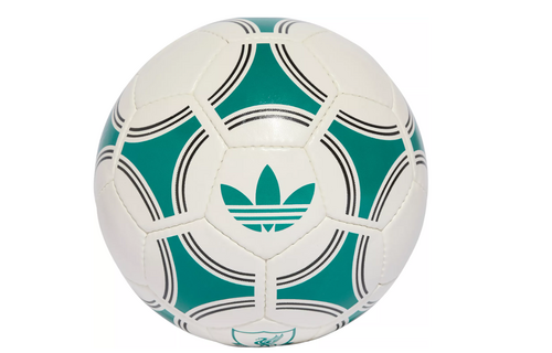adidas Liverpool 2025 Originals Retro Soccer Ball - White/Sea Green/Black