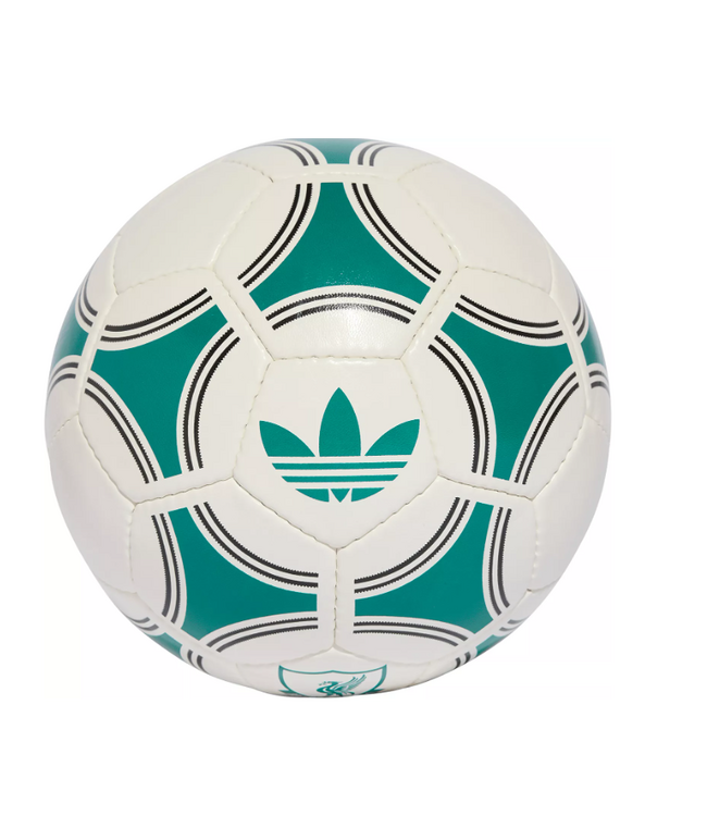 adidas adidas Liverpool 2025 Originals Retro Soccer Ball - White/Sea Green/Black