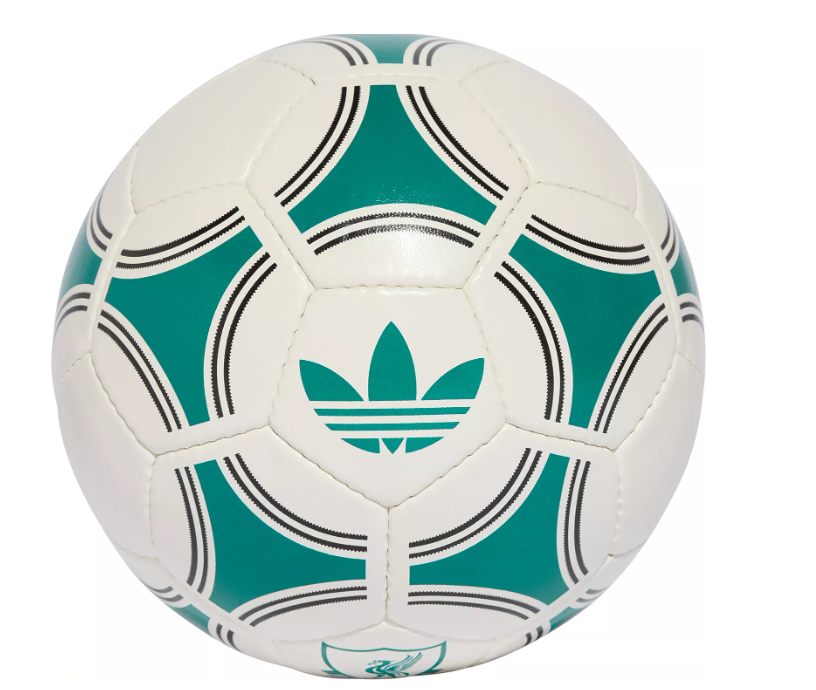 adidas Liverpool 2025 Originals Retro Soccer Ball - White/Sea Green/Black