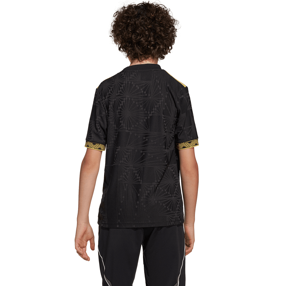 adidas Youth Mexico FMF 2025 Authentic De Oro Third Jersey - Black/Gold