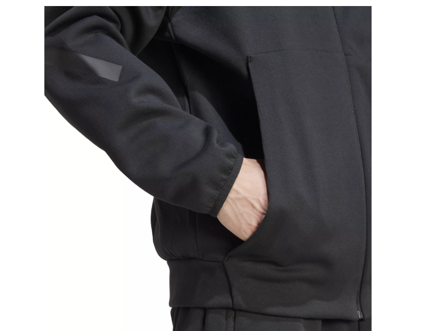 adidas 2024 Z.N.E Full Zip Anthem Jacket - Black