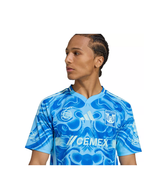 adidas adidas UANL Tigres 2025 - 26 Away Jersey - Semi Blue Burst/Semi Flash Aqua