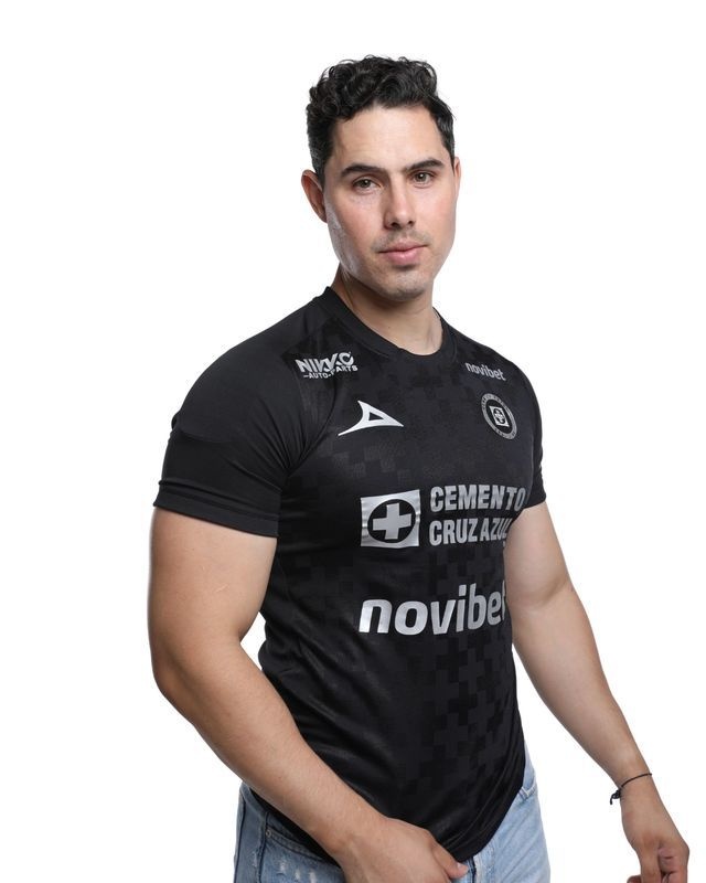 Pirma Cruz Azul 2025 - 26 Third Jersey - Black/Silver
