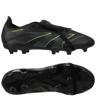 adidas adidas Predator 25 League Fold Over Tongue FG -Core Black/Carbon/Lucid Lemon