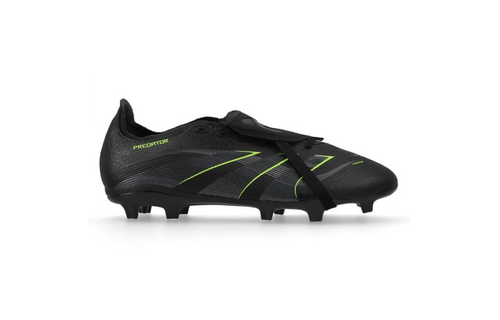 adidas Predator 25 League Fold Over Tongue FG -Core Black/Carbon/Lucid Lemon