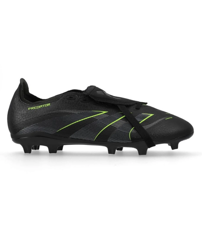 adidas adidas Predator 25 League Fold Over Tongue FG -Core Black/Carbon/Lucid Lemon