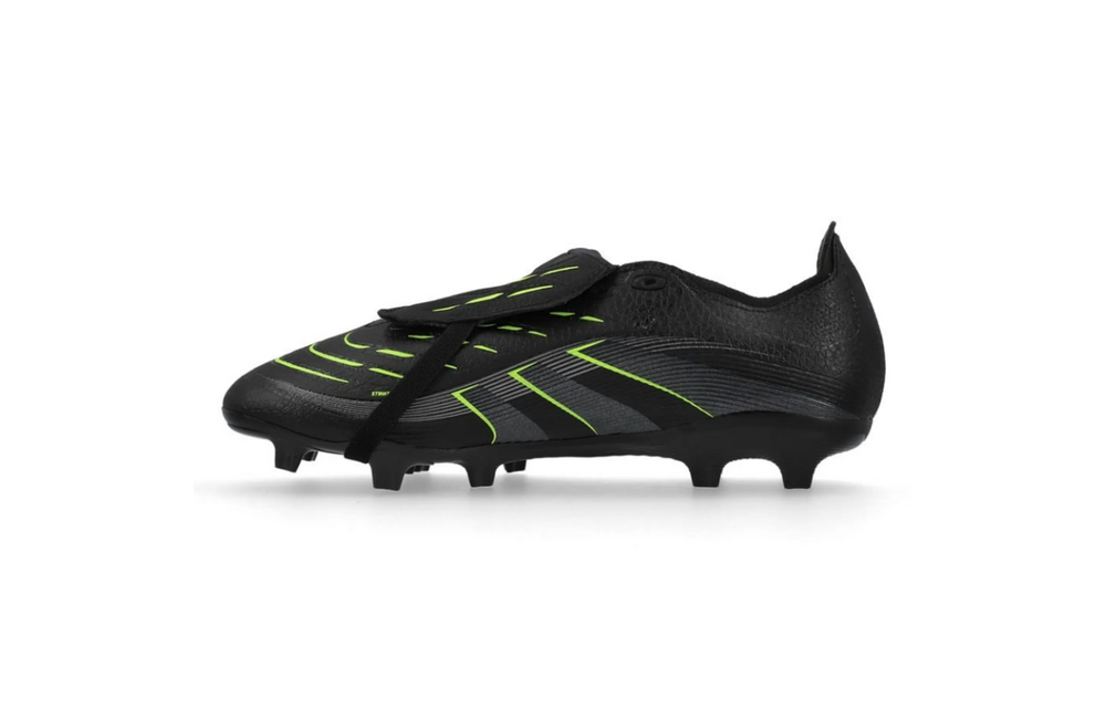adidas Predator 25 League Fold Over Tongue FG -Core Black/Carbon/Lucid Lemon