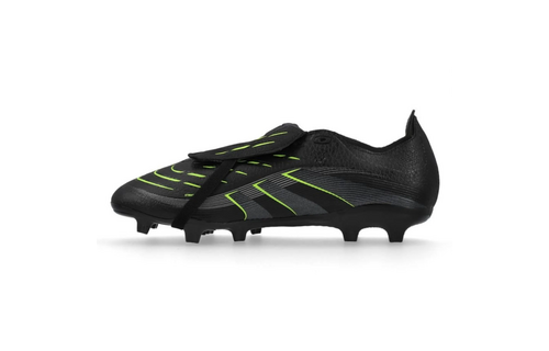 adidas Predator 25 League Fold Over Tongue FG -Core Black/Carbon/Lucid Lemon