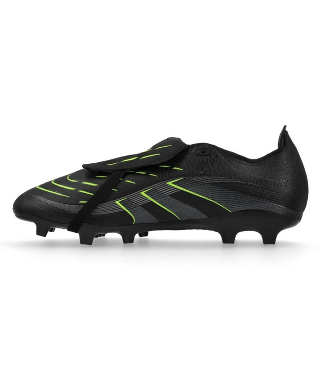 adidas adidas Predator 25 League Fold Over Tongue FG -Core Black/Carbon/Lucid Lemon