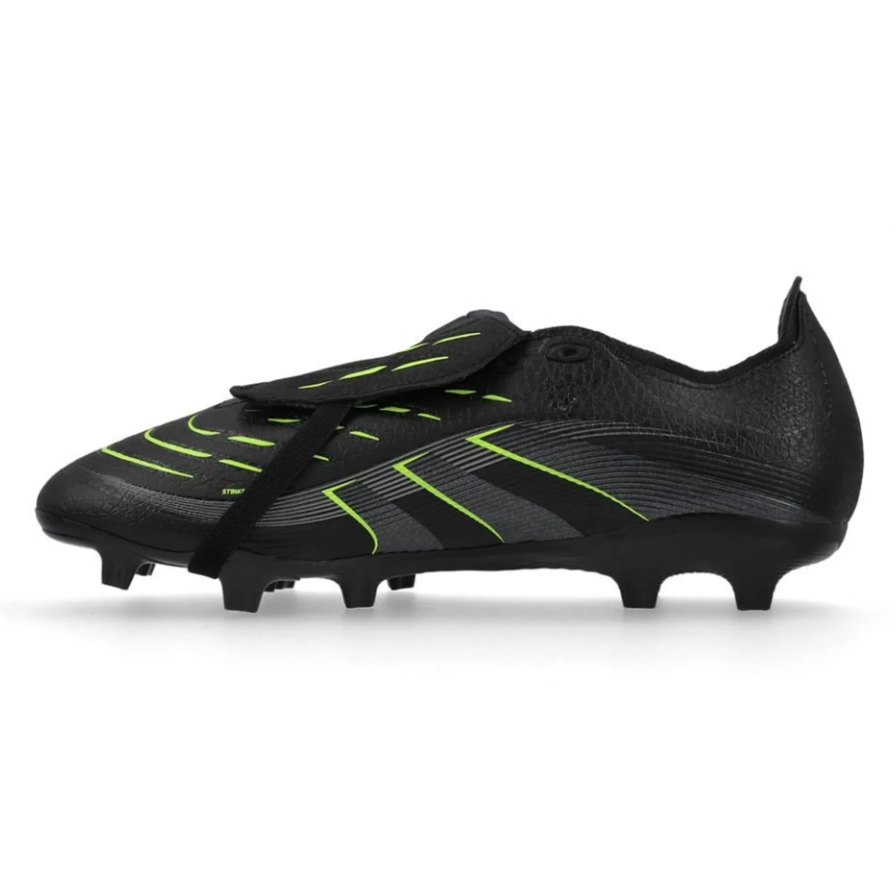 adidas Predator 25 League Fold Over Tongue FG -Core Black/Carbon/Lucid Lemon