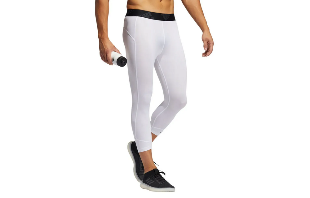 adidas TechFit Compression Long Tights ClimaLite Underlayer - White
