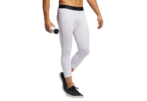 adidas TechFit Compression Long Tights ClimaLite Underlayer - White