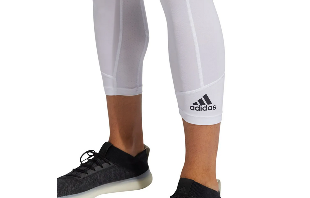 adidas TechFit Compression Long Tights ClimaLite Underlayer - White
